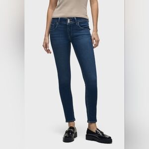 Women's Hudson "Collin" Mid Rise Skinny Jean Size 26 Dark Blue Like New